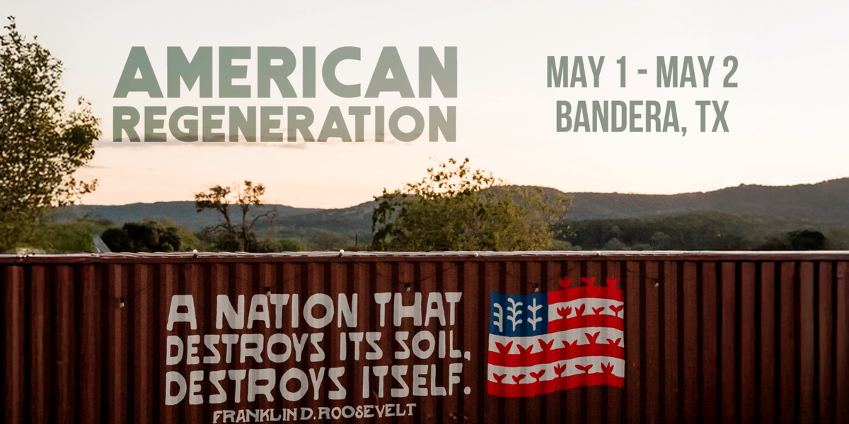 Regenerating America - The New American Dream