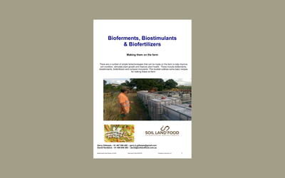 Bioferments, Biostimulants, and Biofertilizers