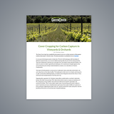 Cover Cropping for Carbon Capture in Vineyards and Orchards