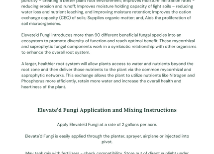 Elevate'd Fungi (OMRI)