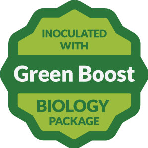 Inoculated with Green Boost Biology Package
