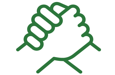 sales and support handshake icon